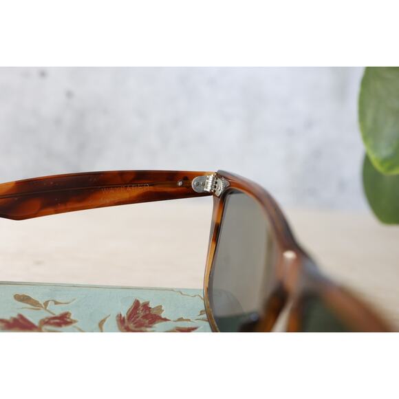 Vintage B&L Ray Ban USA Wayfarer brown tone frame Sunglasses Old Money Preppy - Picture 11 of 12